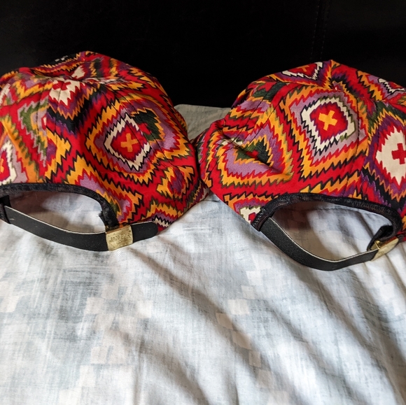 (2) Jan-bar Leather Strap Hats - Picture 2 of 4